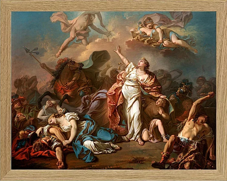 Apollo und Diana greifen die Kinder von Niobe an – 1772
