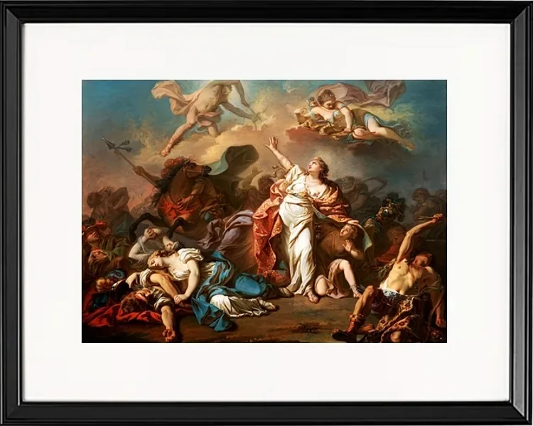 Apollo und Diana greifen die Kinder von Niobe an – 1772