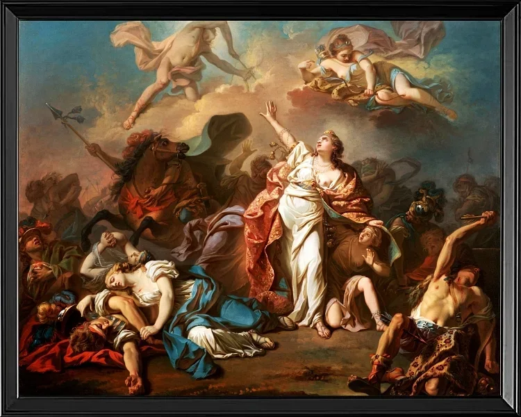 Apollo und Diana greifen die Kinder von Niobe an – 1772