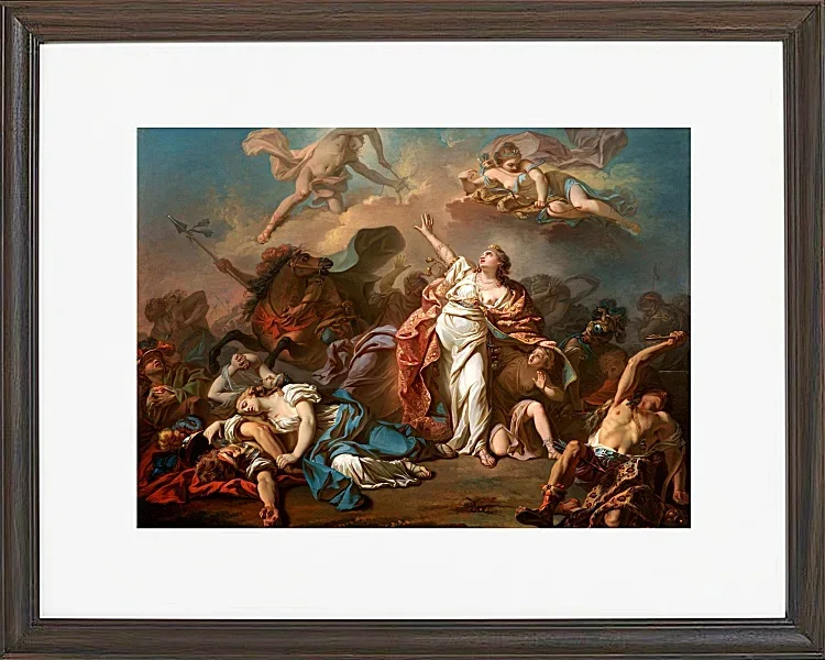 Apollo und Diana greifen die Kinder von Niobe an – 1772