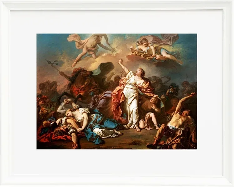 Apollo und Diana greifen die Kinder von Niobe an – 1772