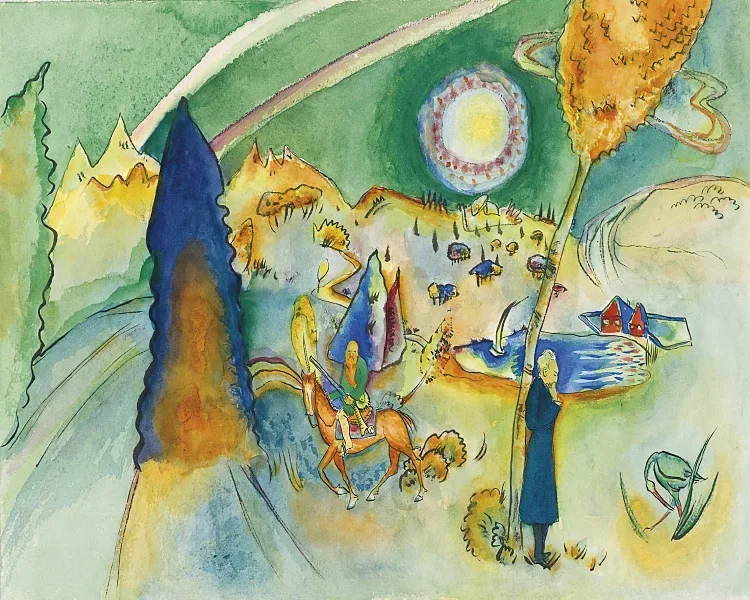Aquarell für Poul Bjerre – 1916