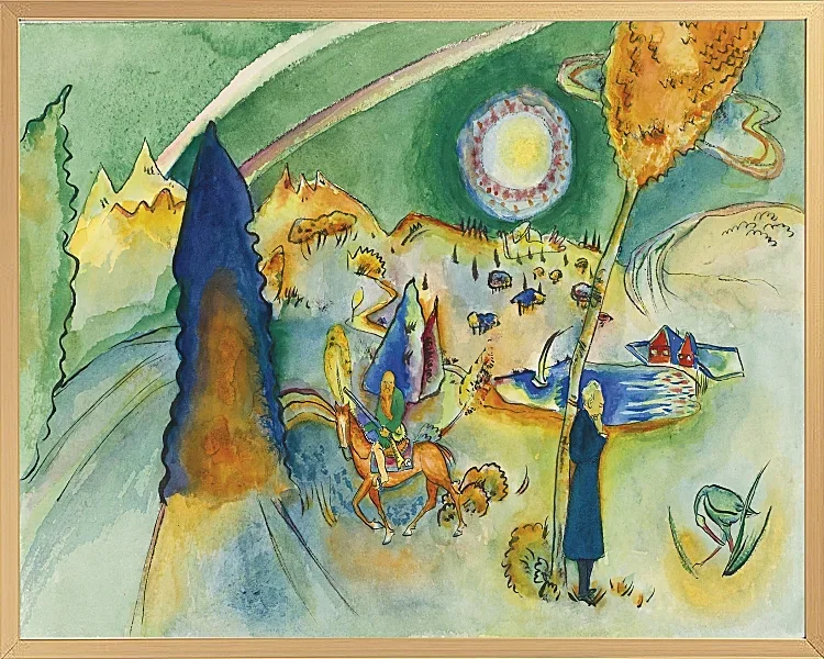 Aquarell für Poul Bjerre – 1916