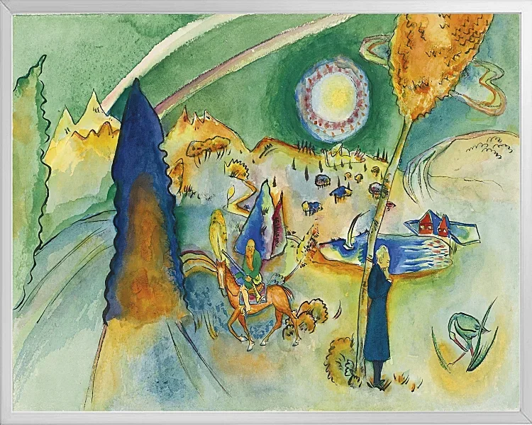 Aquarell für Poul Bjerre – 1916