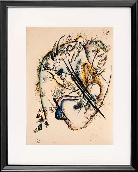 Aquarell mit sieben Strichen – 1916