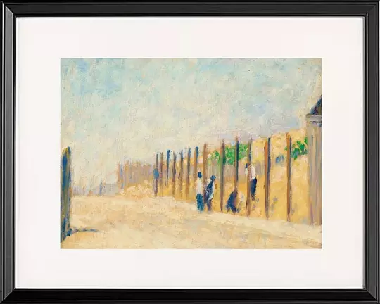 Arbeiter rammen Pfähle ein - 1881