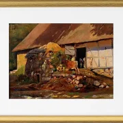 Außerhalb des Kuhstalls - 1847