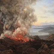 Ausbruch des Vulkans Vesuv - 1821