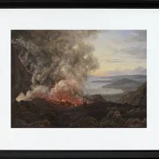 Ausbruch des Vulkans Vesuv - 1821