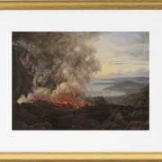 Ausbruch des Vulkans Vesuv - 1821