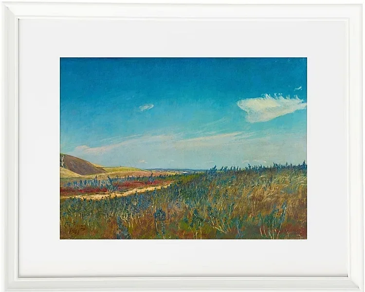 Aussicht in der Nähe von Karebaeksminde in Nordseeland - 1901