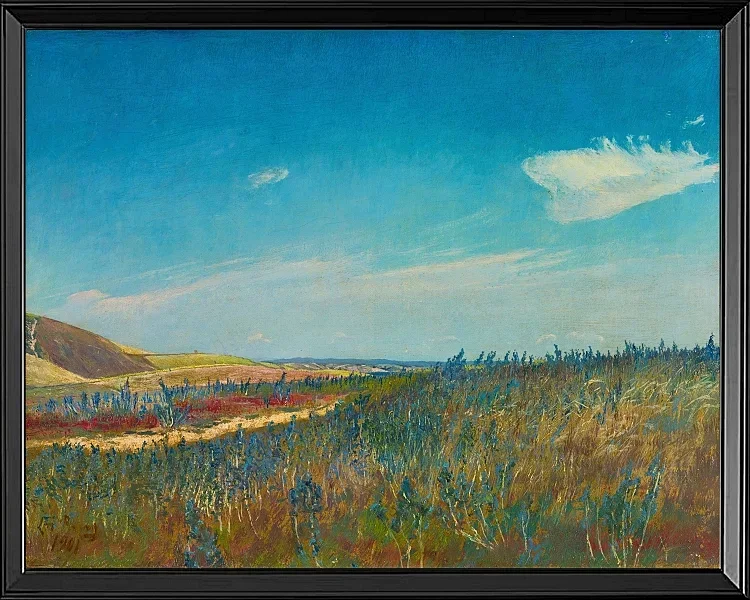 Aussicht in der Nähe von Karebaeksminde in Nordseeland - 1901