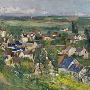 Auvers, panoramaudsigt - 1873