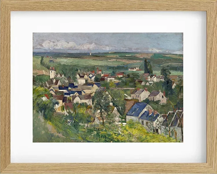 Auvers, panoramaudsigt - 1873