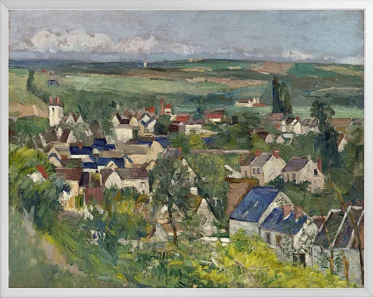Auvers, panoramaudsigt - 1873