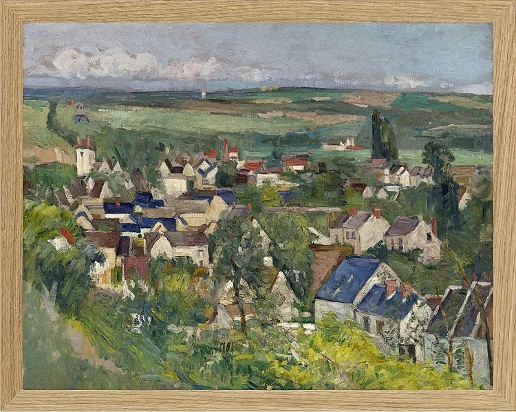 Auvers, panoramaudsigt - 1873