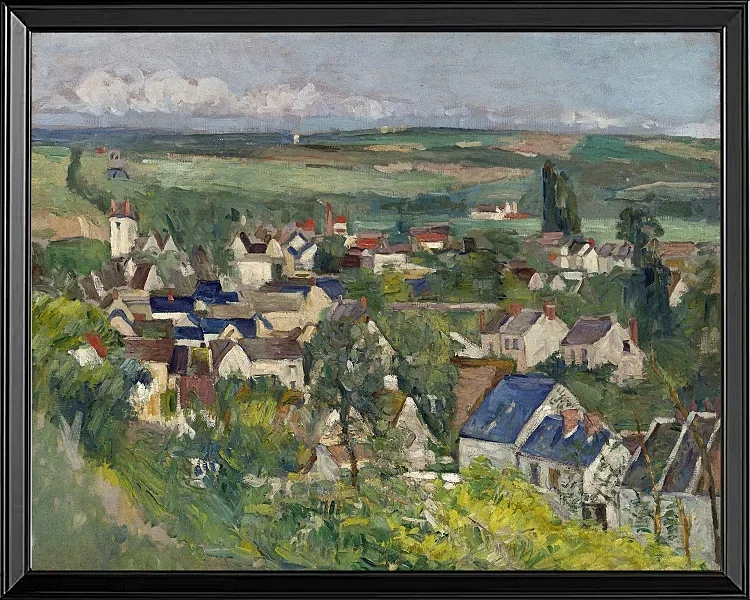 Auvers, panoramaudsigt - 1873