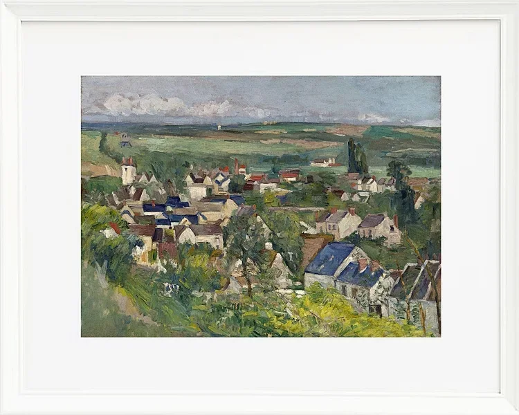 Auvers, panoramaudsigt - 1873