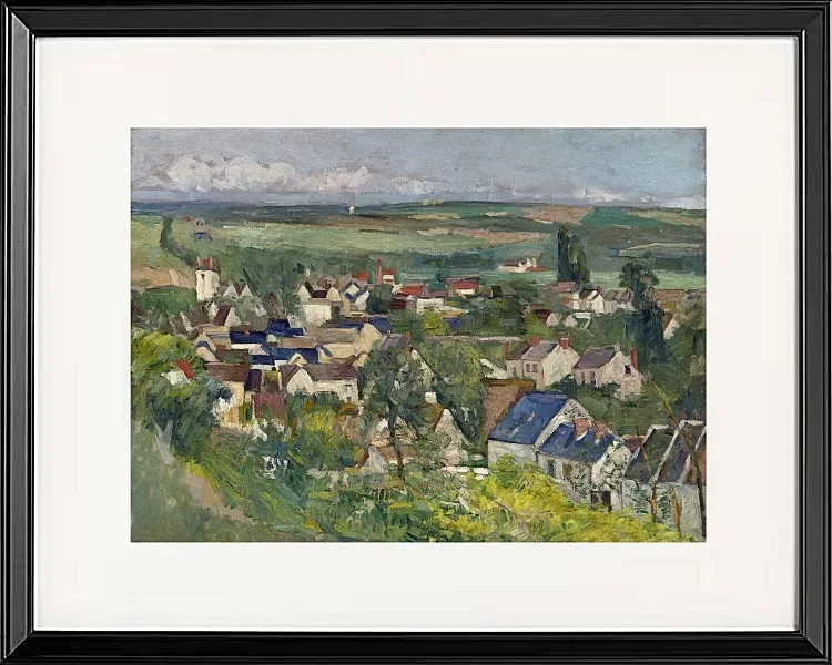 Auvers, panoramaudsigt - 1873