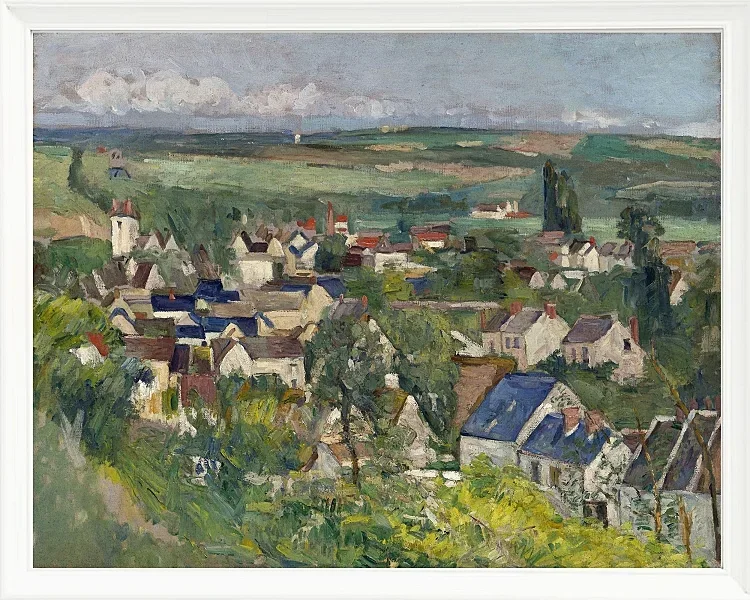 Auvers, panoramaudsigt - 1873