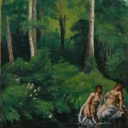 Badegäste im Wald - 1865