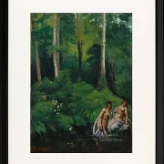 Badegäste im Wald - 1865