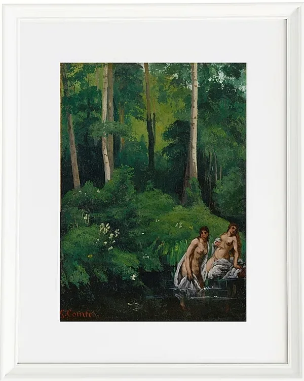 Badegäste im Wald - 1865