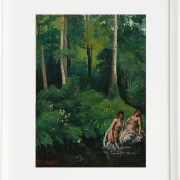 Badegäste im Wald - 1865