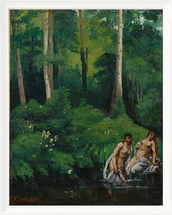Badegäste im Wald - 1865