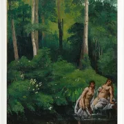 Badegäste im Wald - 1865