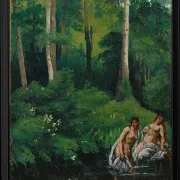 Badegäste im Wald - 1865