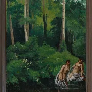 Badegäste im Wald - 1865