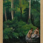 Badegäste im Wald - 1865