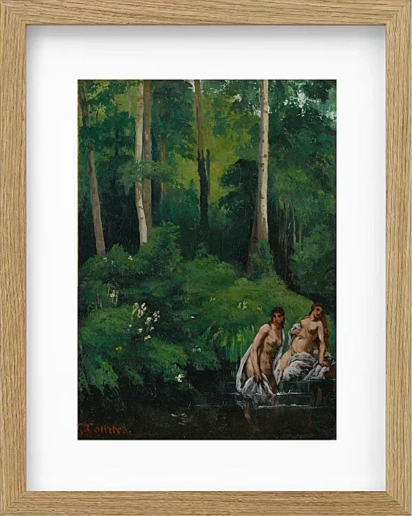 Badegäste im Wald - 1865