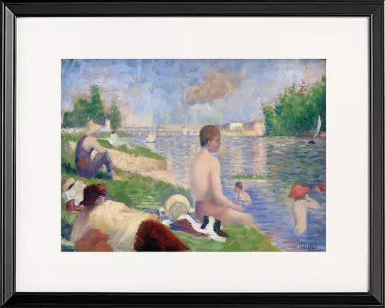 Badegäste in Asnières – 1883