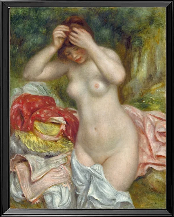 Badende, die ihr Haar arrangiert - 1893