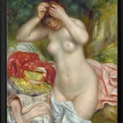 Badende, die ihr Haar arrangiert - 1893