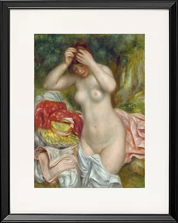 Badende, die ihr Haar arrangiert - 1893