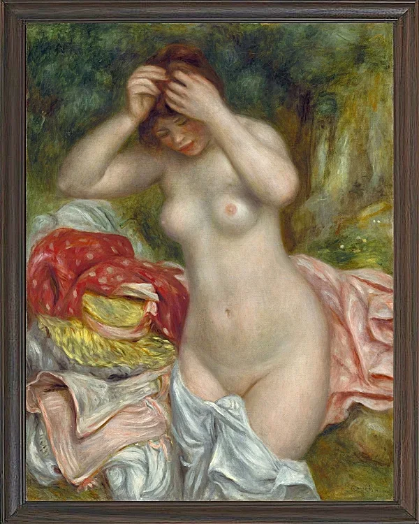 Badende, die ihr Haar arrangiert - 1893