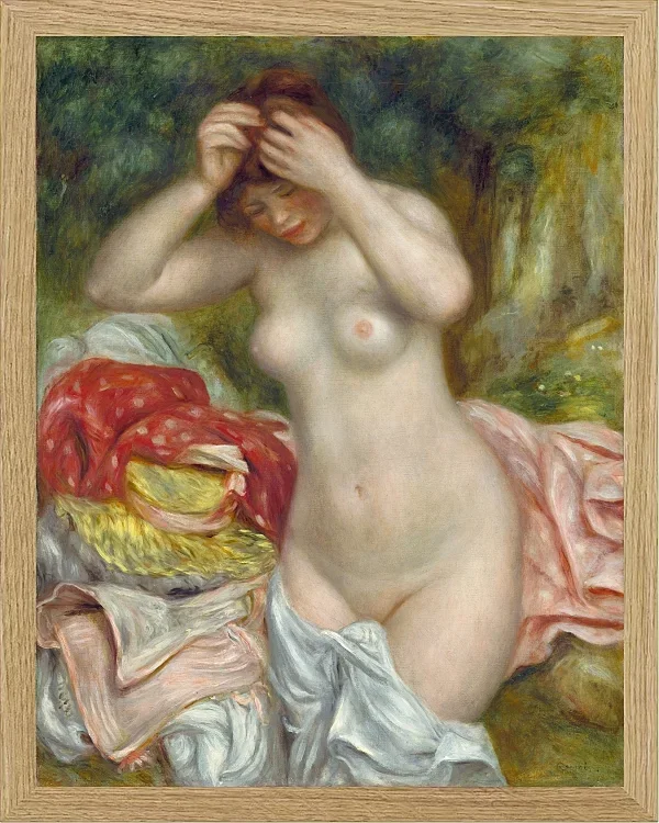 Badende, die ihr Haar arrangiert - 1893