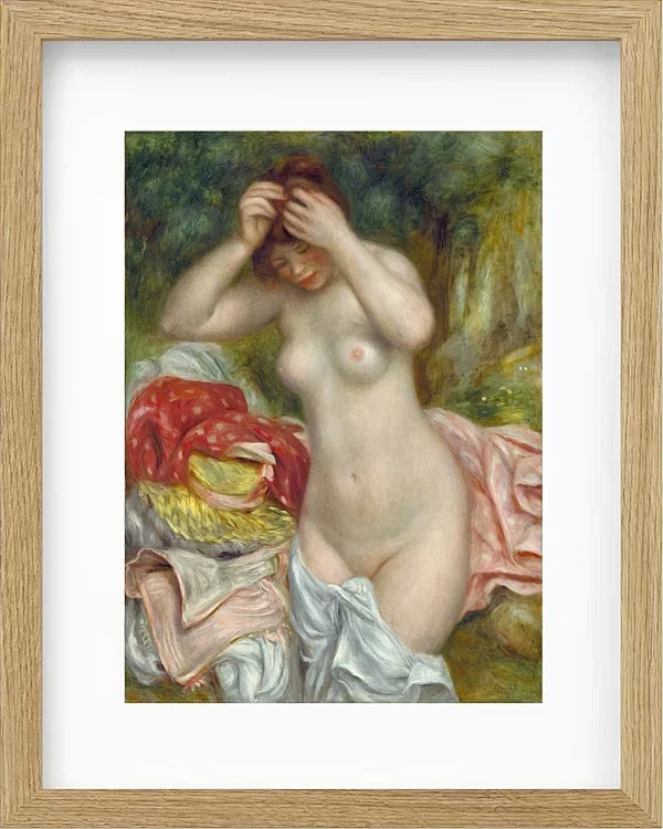 Badende, die ihr Haar arrangiert - 1893