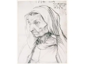 Barbara Dürer, die Mutter des Künstlers – 1514