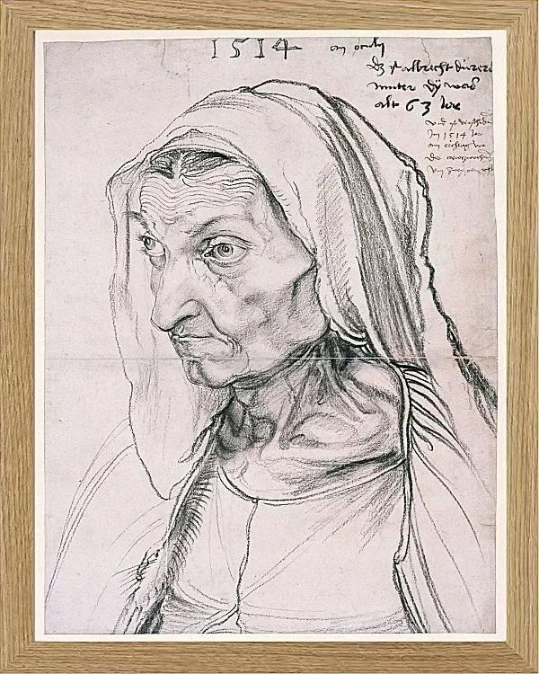 Barbara Dürer, die Mutter des Künstlers – 1514