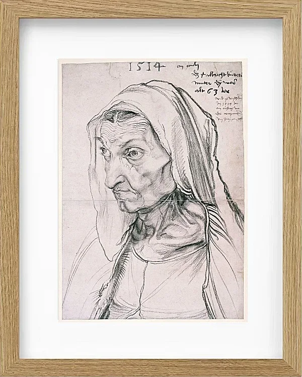 Barbara Dürer, die Mutter des Künstlers – 1514