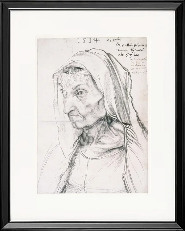Barbara Dürer, die Mutter des Künstlers – 1514
