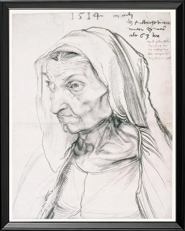 Barbara Dürer, die Mutter des Künstlers – 1514