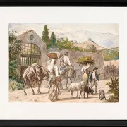 Bauern auf dem Weg nach Rom - 1869