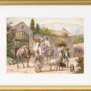 Bauern auf dem Weg nach Rom - 1869