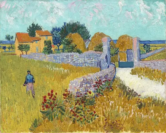Bondegård i Provence - 1888