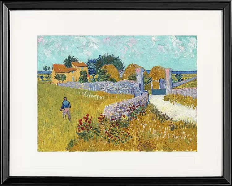 Bondegård i Provence - 1888